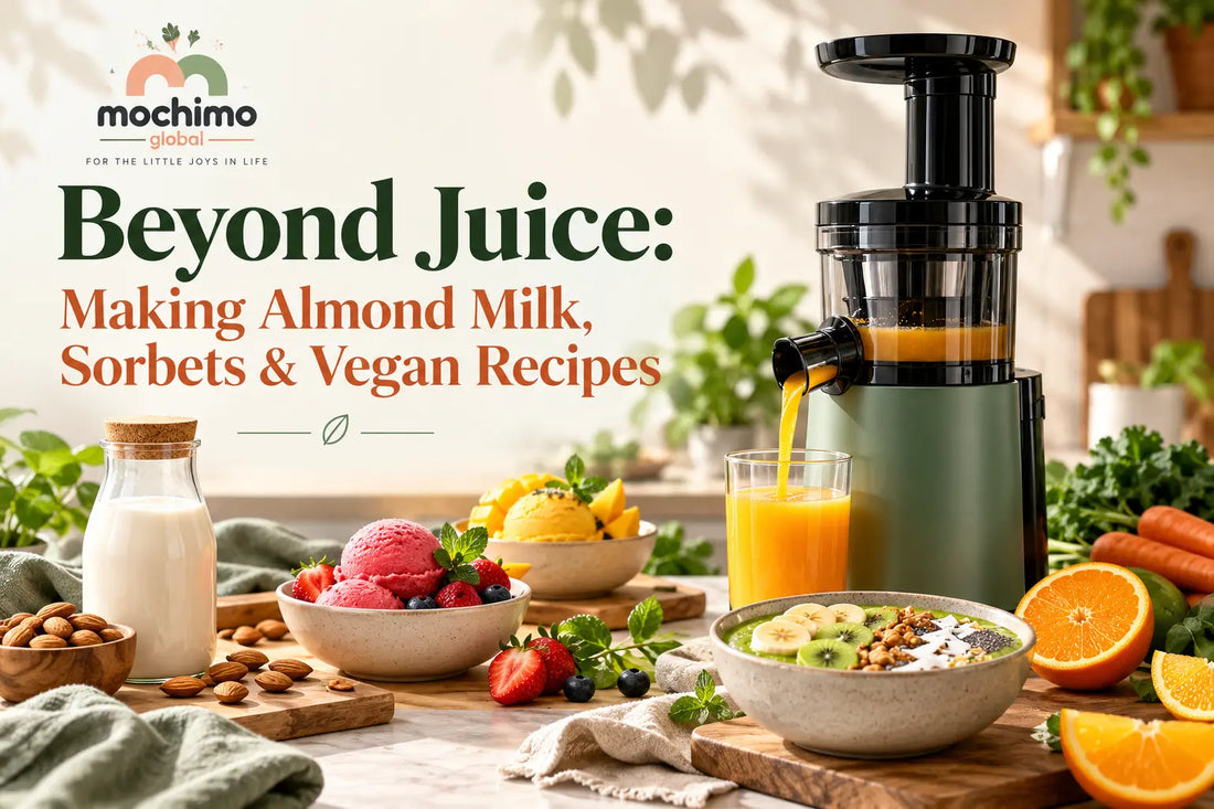Cold press juicers are not only for juices. They can help you make vegan/nut milks. You can use cold press juicers to make dairy/fat-free vegan desserts - sorbets. Just add frozen fruits let the machine handle everything. Read the blog for more details.