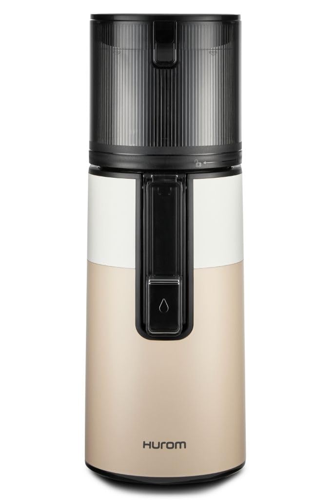 Hurom New H400 Cold Press Juicer, Premium Slow Juicer, All-in-1 Juicer for Fruits, Vegetables, Nut Milk, Ultra-Quiet Motor, Easy to Clean, Strainer & Hands Free with Self Feeding, 12 Years Warranty
