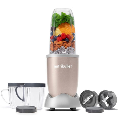 NutriBullet PRO 900W Blender Mixer Grinder(Jade), 12-Piece Set with 3 Unbreakable Jars & Wet/Dry Blade Set, USA’s #1 Smoothie Maker, Food Processor