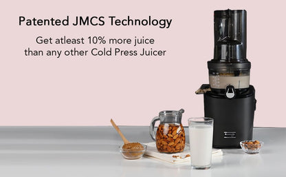 Kuvings Newly Launched Professional Cold Press Whole Slow Juicer, World's First Juicer with Patented Automatic-Cutting Auger to reduce juicing time (AUTO 10 Red + Smoothie & Sorbet)