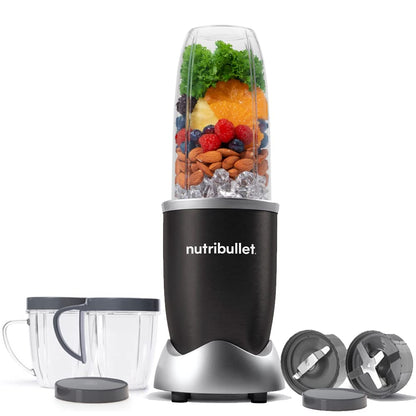 NutriBullet PRO 900W Blender Mixer Grinder(Jade), 12-Piece Set with 3 Unbreakable Jars & Wet/Dry Blade Set, USA’s #1 Smoothie Maker, Food Processor