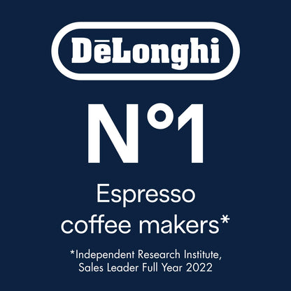 Delonghi Ecam22.110.B|Magnifica|Bean To Cup Fully Automatic Coffee Machine With Adjustable Grinder|Espresso,Cappuccino,Latte & More Recipe Options|15 Bar Pressure|Free Demo & Installation(Black)