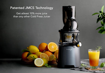 Kuvings EVO810 Black Professional Cold Press Whole Slow Juicer, World's Only Juicer with Patented Rubber & Silicon-Free Technology, 240W Strong Motor, 12 Years Warranty