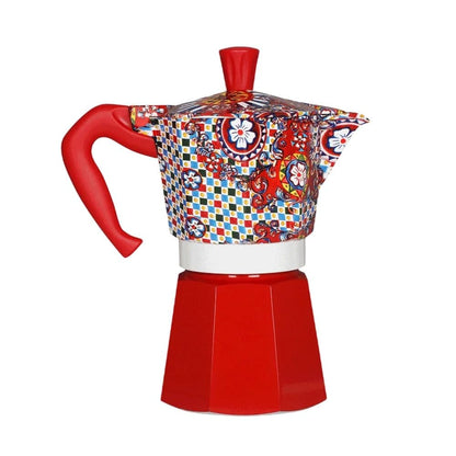 Bialetti Dolce & Gabbana Moka Express 3 cups open fire (coffee maker, espresso machine, makinetta)