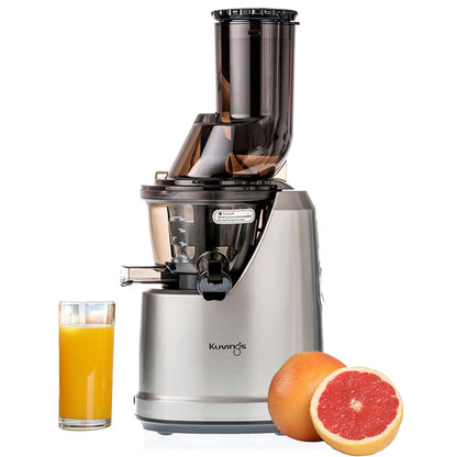 Kuvings B1700 Dark Silver Cold Press Juicer for Home, All-in-1 Juicer for Fruits, Vegetables & Nut Milk, Patented JMCS Technology for 10% More Juice, Easy to Clean & Assemble, 12 Yrs Warranty (Motor)