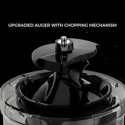 Kuvings Newly Launched Professional Cold Press Whole Slow Juicer, World's First Juicer with Patented Automatic-Cutting Auger to reduce juicing time (AUTO 10 Red + Smoothie & Sorbet)