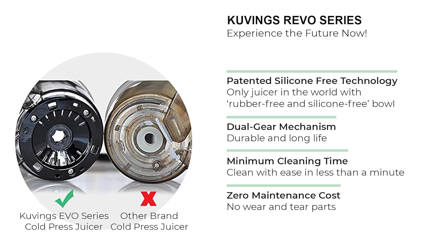 Kuvings Newly Launched Professional Cold Press Whole Slow Juicer, World's First Juicer with Patented Automatic-Cutting Auger to reduce juicing time (AUTO 10 Red + Smoothie & Sorbet)
