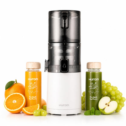Hurom E30ST Cold Press Juice for Home, Advanced Cold Press Technology for 20% More Juice, All-in-1 Juicer for Fruits, Vegetables & Nut Milk, World's No. 1 Slow Juicer Brand since 1974, 12 Yrs Warranty
