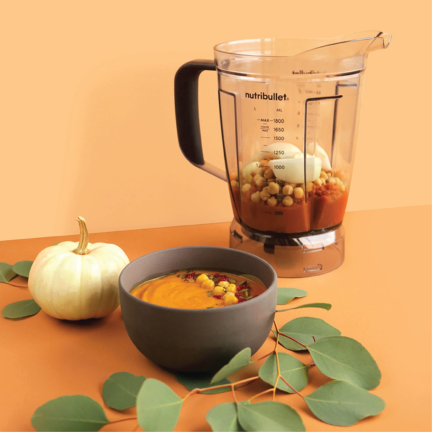 Nutribullet 1200W Combo Blender, USA #1 Mixer, Grinder, Smoothie Maker, Food Processor, "The Original Nutribullet", 3 Unbreakable Jars, 1.8L Extra Large Pitcher & Tamper, 2yrs warranty (Dark Grey)