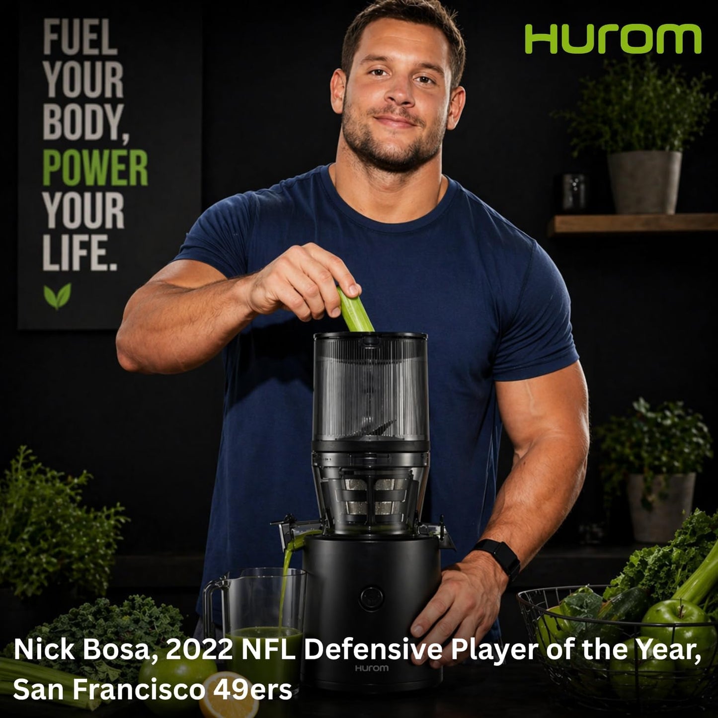 Hurom H320 Cold Press Juicer | Ultra Low Pulp | Slow Juicer | Hopper Fits Whole Produce | Ultra Quiet Motor | Easy Assembly | Cold Press Masticating Juicer, 15 Years Warranty (Matte Black)