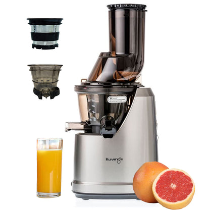 Kuvings B1700 Dark Silver Cold Press Juicer for Home, All-in-1 Juicer for Fruits, Vegetables & Nut Milk, Patented JMCS Technology for 10% More Juice, Easy to Clean & Assemble, 12 Yrs Warranty (Motor)