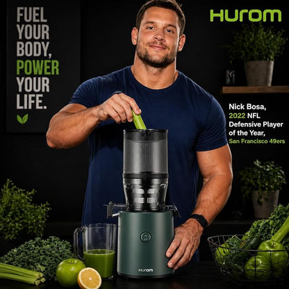 Hurom H320 Hands-Free Cold Press Juicer (Green)
