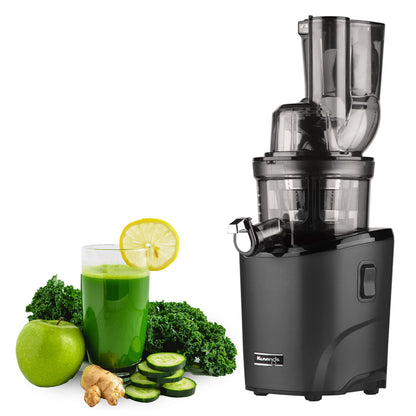 Kuvings Newly Launched Professional Cold Press Whole Slow Juicer, World's First Juicer with Patented Automatic-Cutting Auger to reduce juicing time (AUTO 10 Red + Smoothie & Sorbet)