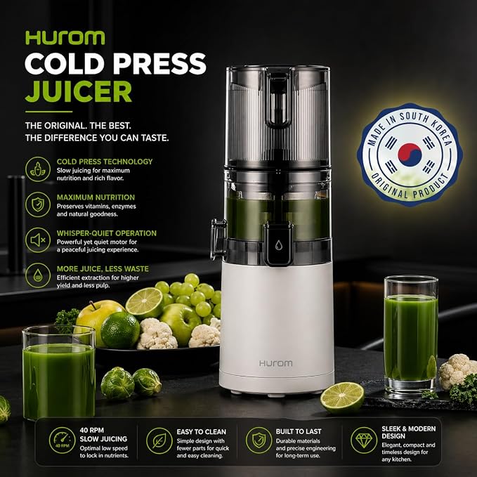 Hurom E30ST Cold Press Juicer for Home