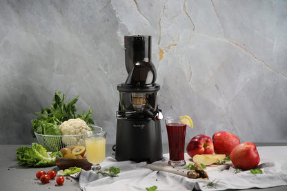 Kuvings EVO810 Professional Cold Press Juicer with Smoothie & Sorbet Strainers (Black)