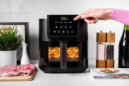 Nutricook Slim 5L Air Fryer with | Toxin-Free Ceramic Coating