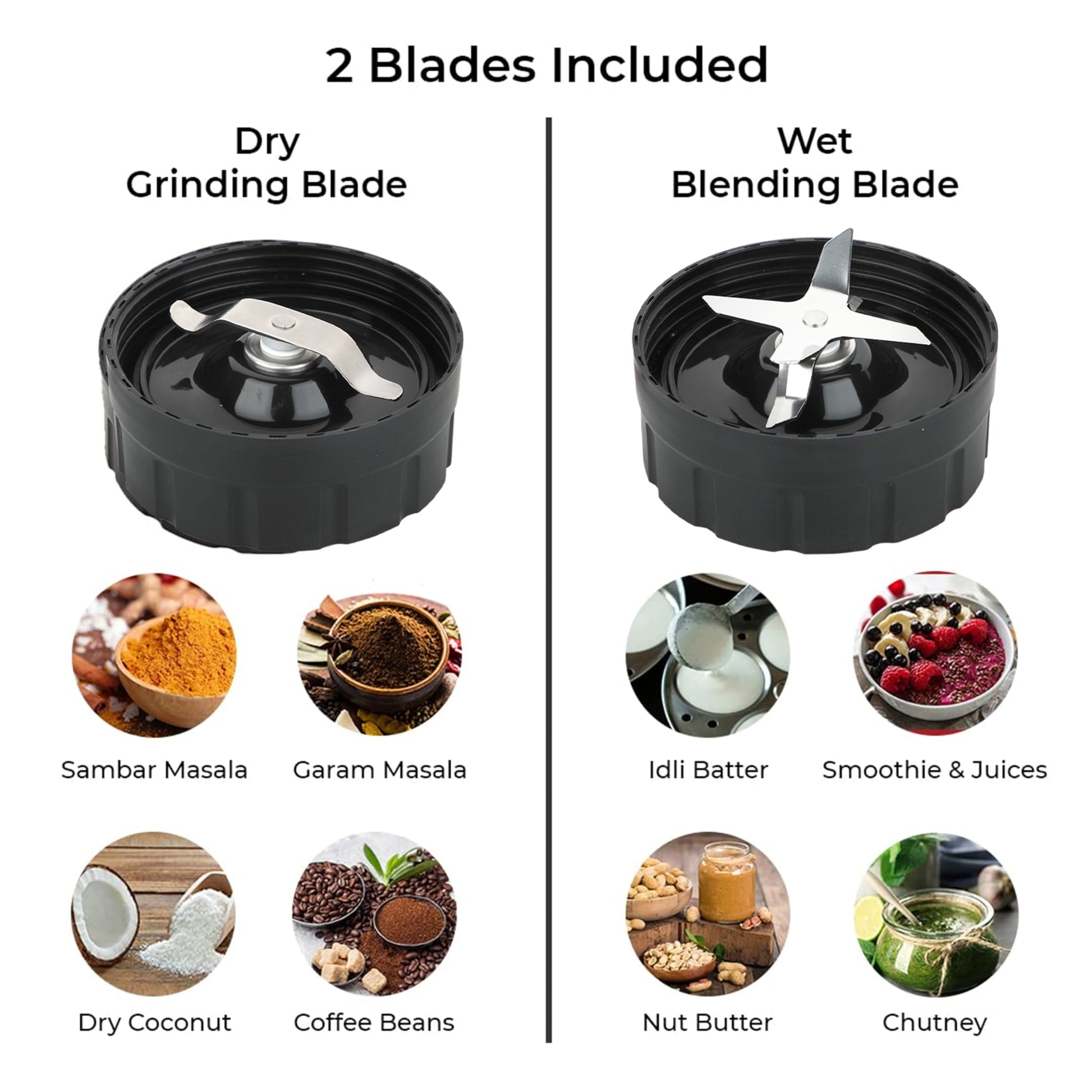 Kuvings New Nutri Blender PRO 2.0 Gunmetal Grey, Powerful 1000W Motor, Upgraded 2 Blades for Wet & Dry with 2 Jars, Mixer/Grinder/Smoothie Maker, Stainless Steel Body (Gunmetal Grey)